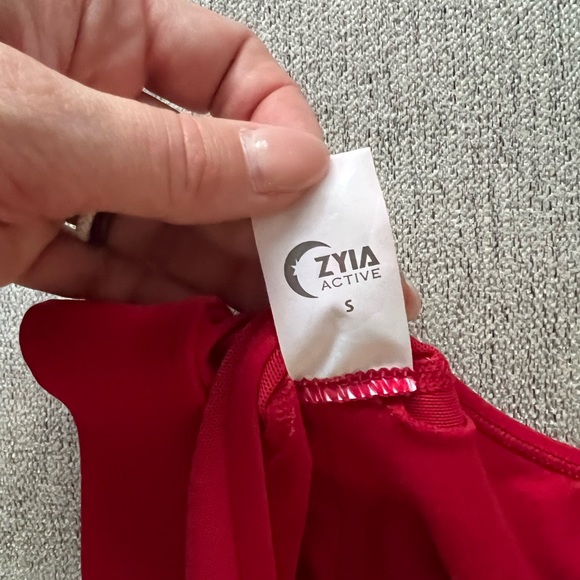 NWOT Zyia Active Red One More Rep All Star Racerback Sports Bra - Picture 4 of 4